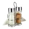 Set condimente Bohmann, 4 piese, suport inox