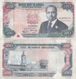 1988 (14 X), 500 shillings (P-30a) - Kenya