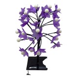 Copacel 30 cm cu flori iluminate led multicolor