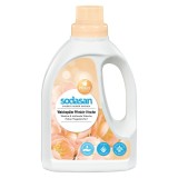 Balsam de rufe Sodasan cu piersici, organic, eco, lichid, pentru piele sensibila, fara coloranti/conservanti