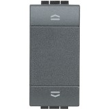Intrerupator inversor jaluzele 1-0-2 1M Living Light Bticino antracit L4027N