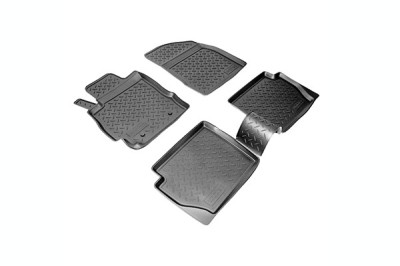 SET COVORASE AUTO CAUCIUC FIT MAZDA 2 (2007-) - 5 PCS foto