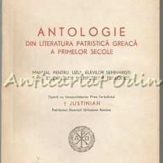 Antologie Din Literatura Patristica Greaca A Primelor Secole - Vasile Ionescu