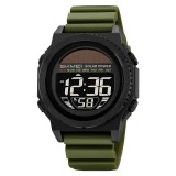 Ceas Digital Barbatesc SKMEI 2358 , Sport Militar, LED, Multizona, Rezistent la Apa 5ATM, Cronometru, Alarma, Shockproof