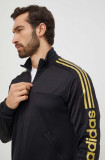 Adidas bluză TIRO bărbați, culoarea negru, cu imprimeu IM2920