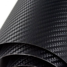 Folie carbon 3D Neagra cu tehnologie de eliminare a bulelor de aer 1mx1.5m Cod: CF-10BL Automotive TrustedCars