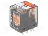 Releu electromagnetic, 24V AC, 12A, DPDT, serie PT, TE Connectivity - 4-1419111-8