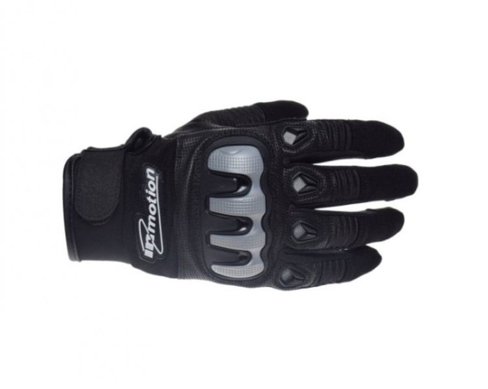Manusi moto In Motion, protectii, culoare gri/negru, marime S Cod Produs: MX_NEW AC35213
