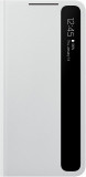 Husa de protectie Samsung pentru Galaxy S21 Plus, Smart Clear View Cover, Light Gray