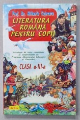 LITERATURA ROMANA PENTRU COPII , CLASA A - III -A de MIHAELA COJOCARU , ANII &amp;#039;90 foto