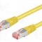 Cablu patch cord, Cat 6a, lungime 1.5m, S/FTP, Goobay - 95601