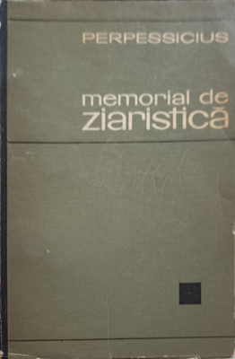 MEMORIAL DE ZIARISTICA VOL.1-PERPESSICIUS foto