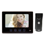 Cumpara ieftin Aproape nou: Interfon video PNI DF980 cu 1 monitor, ecran LCD 7 inch, 1024x600, ies