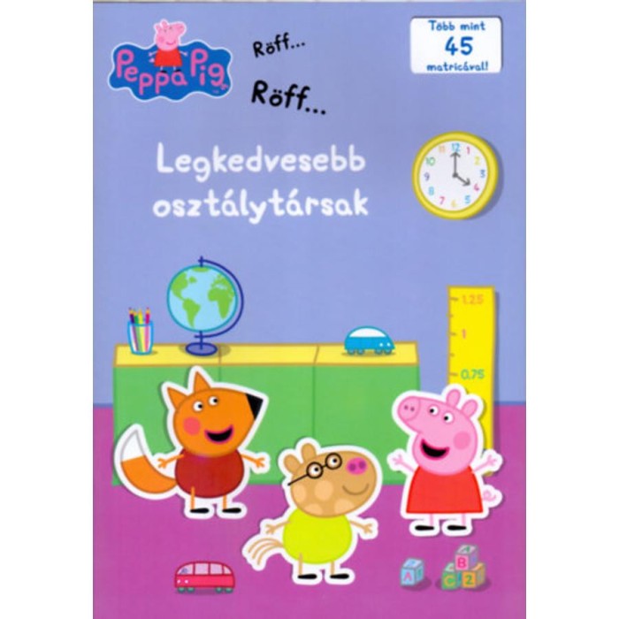 Peppa malac - Legkedvesebb oszt&aacute;lyt&aacute;rsak - T&ouml;bb mint 45 matric&aacute;val!