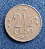 Antilele Olandeze 2 1/2 centi 1970, America Centrala si de Sud