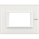 Rama Ornament 3M Axolute Bticino sticla alba HA4803VBB
