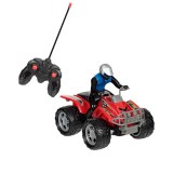 ATV cu sofer si telecomanda, 27MHz, Rosu, ATU-081815, Plastic, Oem