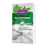 Cumpara ieftin Benzi depilatoare pentru corp cu ceara-gel, 8 bucati x 2, Farmec