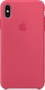 Husa Originala Apple iPhone XS MAX Hibiscus / Silicone Case - MUJP2ZM/A, Roz