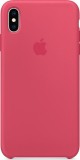 Husa Originala Apple iPhone XS MAX Hibiscus / Silicone Case - MUJP2ZM/A, Roz