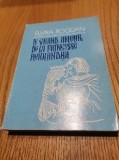 LE GRAND AMOUR DE LA PRINCESSE ROUXANDRA - Elvira Bogdan (autograf) -1977, 227p., Alta editura