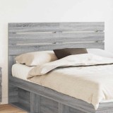 vidaXL Tăblie cap cu headboard Gri Sonoma 160 cm Lemn compozit 888186