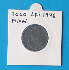 Moneda 2.000 Lei 1946 - Regele Mihai - in stare foarte buna foto