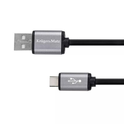Cablu USB - USB Type C 1m Basic KRUGER&amp;amp;MATZ foto