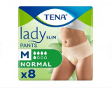 Chilot pentru incontinenta urinara Tena Lady Slim Pants marime M, 8 buc.