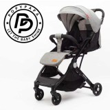 Carucior Sport Tip Troler PopyPapa Travel Stroller , Pliere Rapida cu o Mana, Ultra-Usor, Amortizoare, Centura Siguranta 5 Puncte, Pozitie Somn
