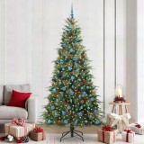 VidaXL Brad de Crăciun artificial cu ramuri articulare Verde 240 cm 3397452