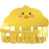 Cutie de Depozitare, din Plastic, Montare pe Perete, Model Ratusca, 13x19x12 cm, Galben