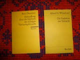 Rene Descartes - Abhandlung uber die methode des richtigen vernunftgebrauchs + Alfred Whitehead - Die Funktion der vernunft (pret pentru ambele carti