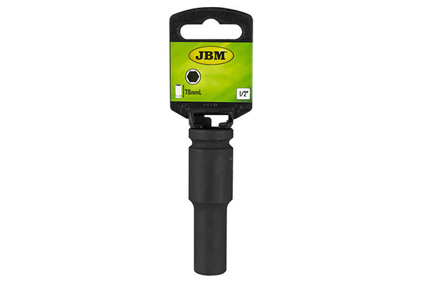 TUBULARA IMPACT HEX. LONG 1/2`` 27MM JBM 40928