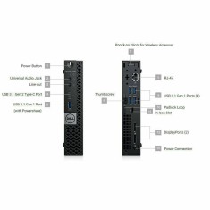 Dell, OPTIPLEX 7070 Intel Core i5-8600T, 3.00 GHz, HDD: 256 GB SSD, RAM: 8 GB, video: Intel HD Graphics 630 ; Micro