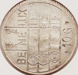 1935 Olanda 10 Gulden 1994 Beatrix (BE-NE-LUX Treaty) km 216 argint, Europa