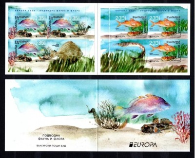 Bulgaria 2024 - Europa CEPT - Fauna si flora - peste, carnete foto