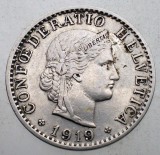 1.363 ELVETIA 20 RAPPEN 1919 B