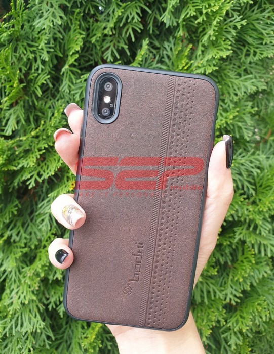 Toc TPU Leather bodhi. Apple iPhone XR Brown