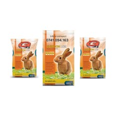 3 buc A Furaj pentru iepuri, Hrana completa pentru iepuri, sac 10 kg, Amestec complet sub forma de peleti, Energon 16% proteina