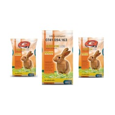 3 buc A Furaj pentru iepuri, Hrana completa pentru iepuri, sac 10 kg, Amestec complet sub forma de peleti, Energon 16% proteina
