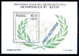 C3561 - Polonia 1987 - Bloc Yv.114 neuzat,perfecta stare