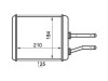 Radiator Incalzire Alfa Romeo 147, 09.1997-03.2010, 156, 09.1997-05.2006, GT, 11.2003-09.2010, GTV, 06.1995-10.2005, SPIDER, 06.1995-10.2005, diesel,, SRLine