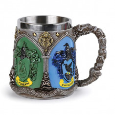 Harry Potter-Cană metalică Hogwarts Houses 350ml