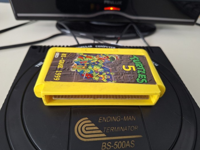 Turtles 5 game NES 8bit