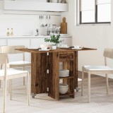 vidaXL Masă de dining 115 x 70 x 75 cm Lemn prelucrat Lemn vechi 8006035