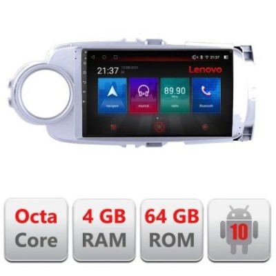Navigatie Toyota Yaris 2010-2018 E-YARIS10 Octa Core cu Android Radio Bluetooth Internet GPS WIFI DSP 4+64GB 4G CarStore Technology foto