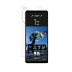 Folie Spate Compatibila cu Sony Xperia 1 III - Regenerabila Silicon UltraHD Antisoc Invizibila