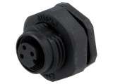 Soclu M12 3 PIN mamă IP68 DeviceNet CANopen