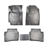 Set de 4 covorase cauciuc 3D stil tavita premium pentru Kia Rio IV, 4 din 2017, Recambo